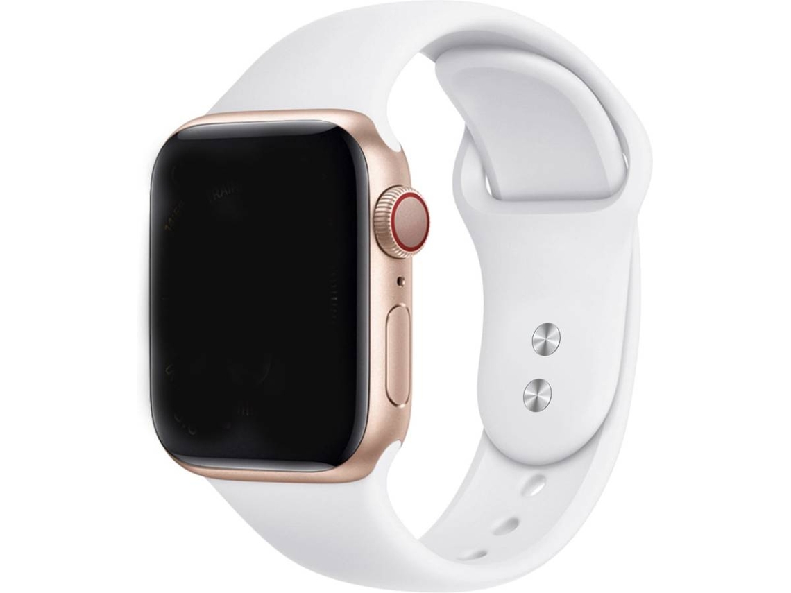 Bracelete Apple Watch Series 7 45mm G4M Silicone Branco