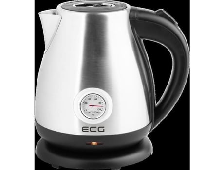 Chaleira Elétrica Ecg Rk 1705 Metallico 1,7 L Inox Indicador De Temperatura