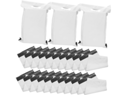 100 envelopes para roupas, embalagens para envio postal, resistentes a rasgos e pressão, para armazenamento e organização.