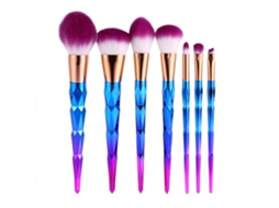 Conjunto De Pincéis De Maquiagem Para Aplicar Base E Sombreamento