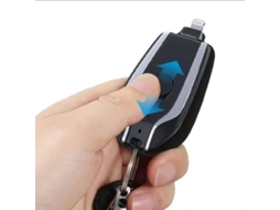 Chave de Carregamento para Telemóvel Preto/Tipo-C