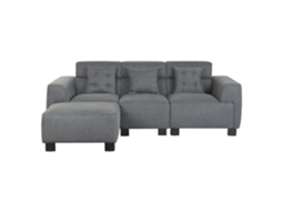 Vitrine de Madeira com Vidro Branco, 75x35x160cm ALEXANDRA HOUSE LIVING