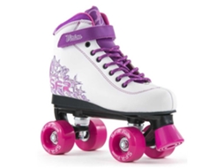 Patins 4 Rodas Vision Ii Branco Roxo Eu 32Sfr Skates