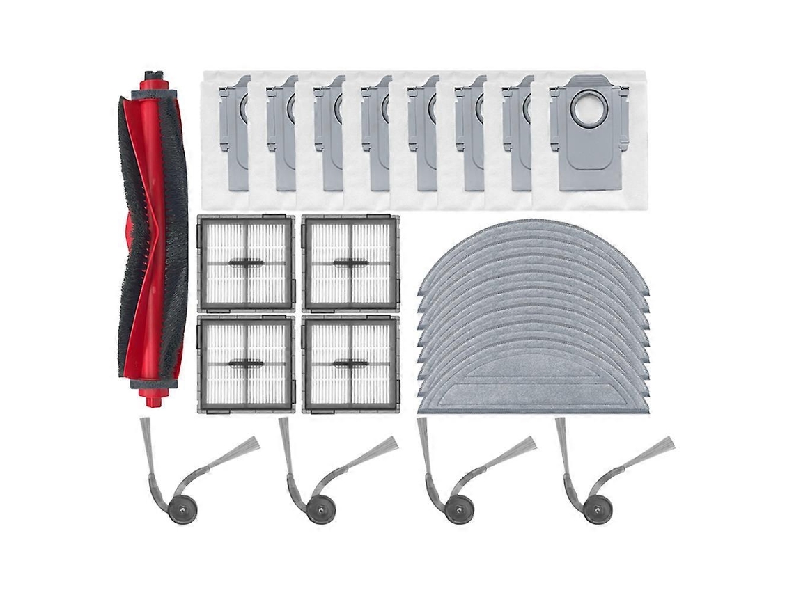 25pcs For Q10 /q10 +robot Vacuum Cleaner Replacement Parts Main Side Brush Hepa Filter Mop Cloth Du