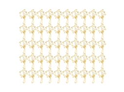 50 Clips de Papel Portáteis Mini Lindos em Forma de Coco Dourado para Classificação de Arquivos e Marcadores