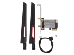 Placa De Wifi 6e Pcie Qcnfa765 6000mbps 3 Bandas Adaptador Bluetooth 5.2 Para Win 10 11