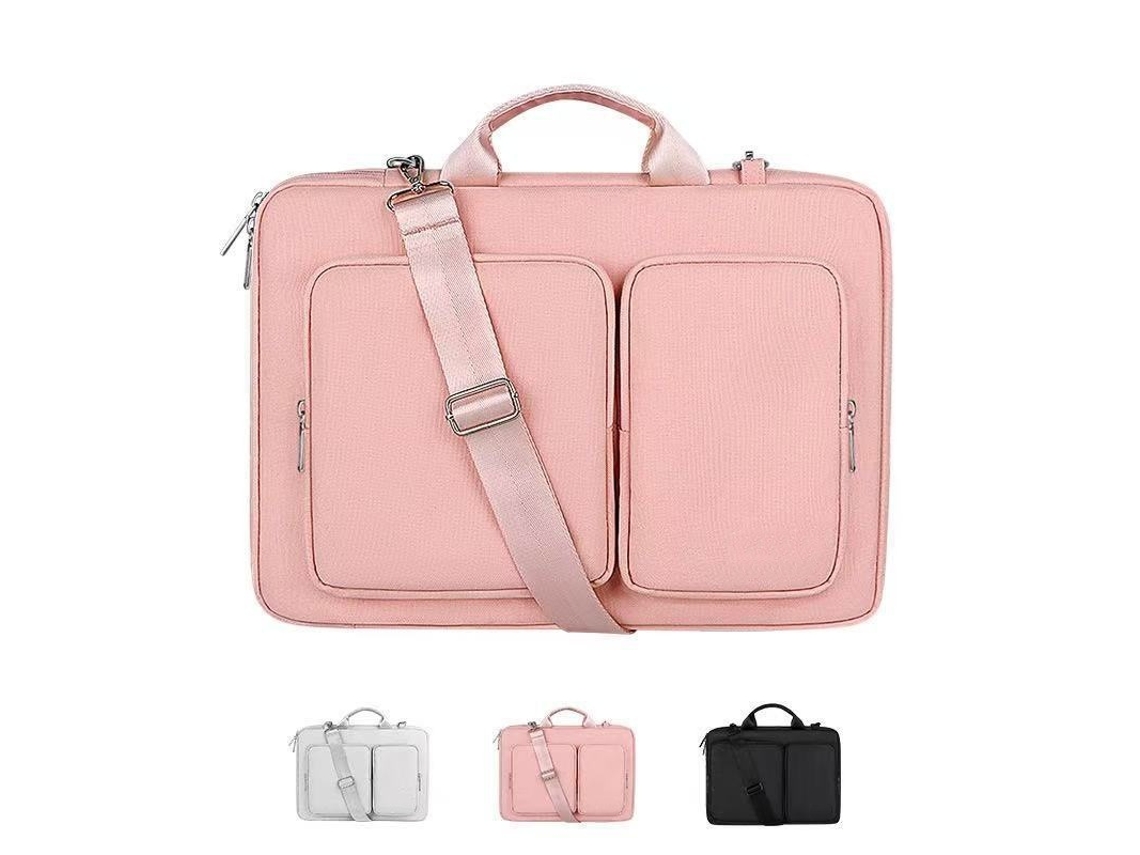 Mala Notebook 14" Versátil Mão Ombro Compartimentos Amplos Resistente Água Prática