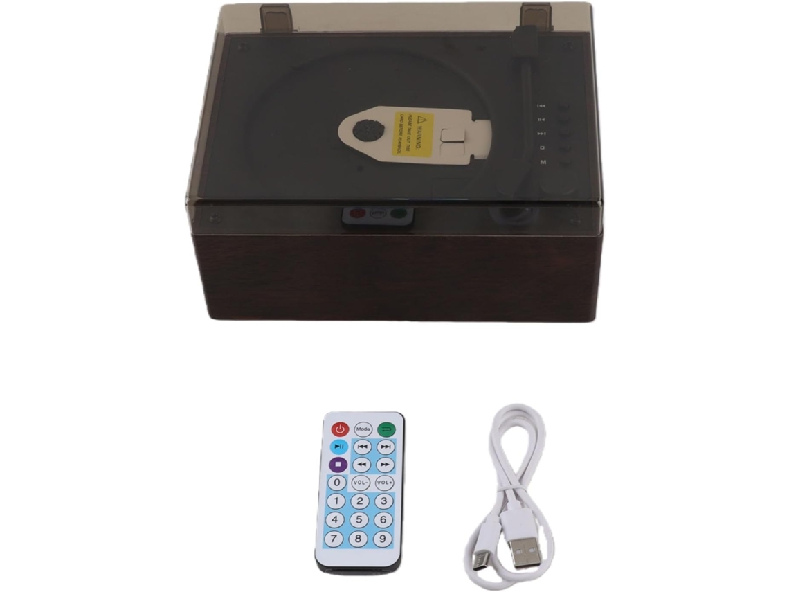Leitor Cd Portátil Garsent, De Retrô Para Casa, Recarregável, Entrada Aux Usb, Bluetooth 5.1 Com