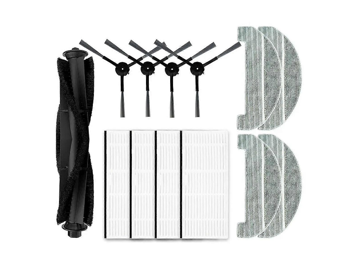 Para Aspirador De Pó Robô M8 Pro / D7, Peças De Reposição, Acessórios, Escova Lateral Principal, Filtro Hepa, Pano De Esfregão
