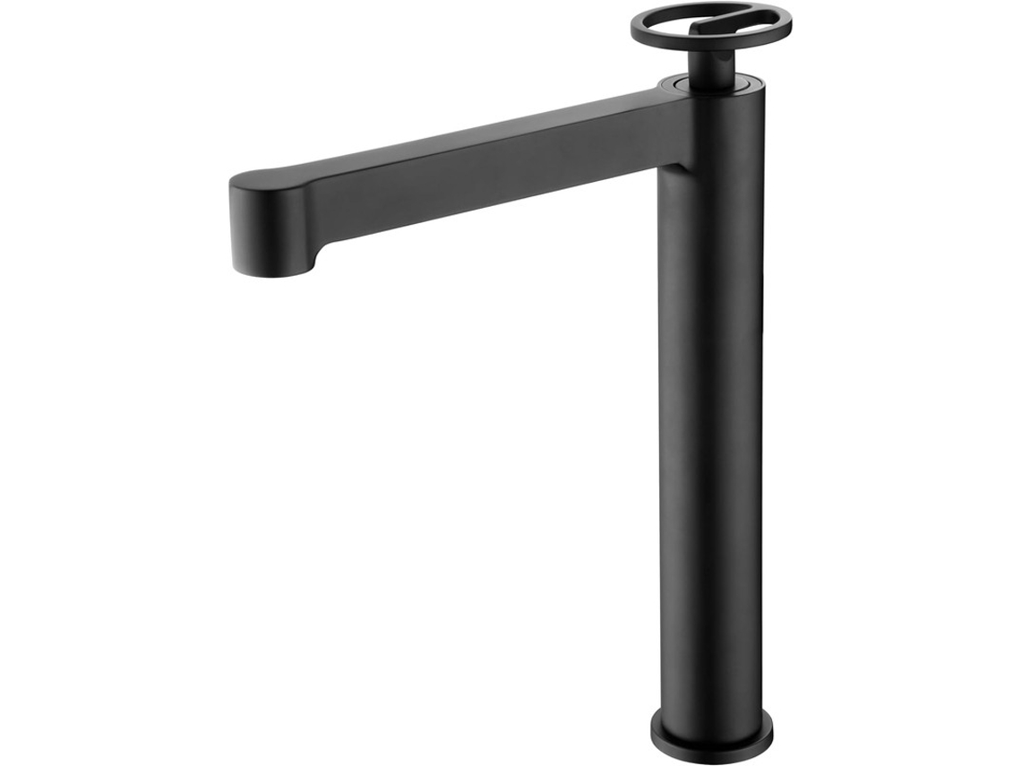Torneira Monocomando de Cano Alto para Lavatório em Latão Preto MICE COLLECTION