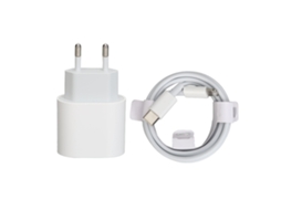 Conjunto Carregador LAXISCREED 20w Usb c Plugue Eu