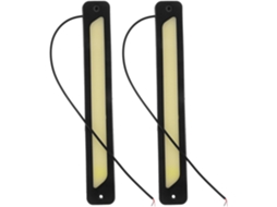 Luzes Diurnas De Led Para Carros, Silicone Flexível, Super Brilhantes E À Prova D'água.