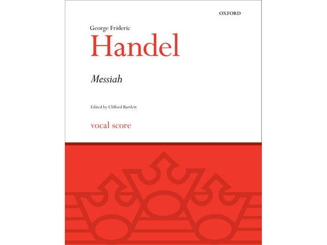 Livro Messiah de Haendel (Inglês)