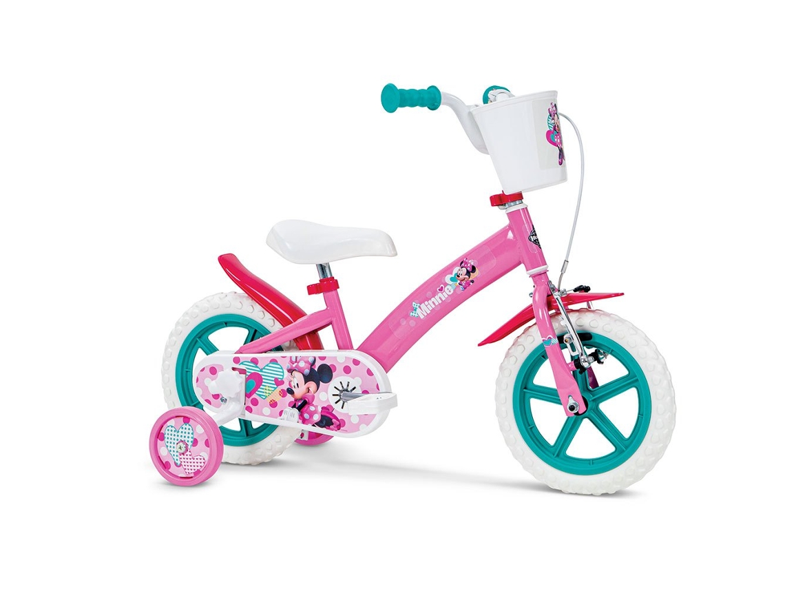 Bicicleta En71 Minnie 12´´ Rosa 24 Months-4 Years Rapazhuffy