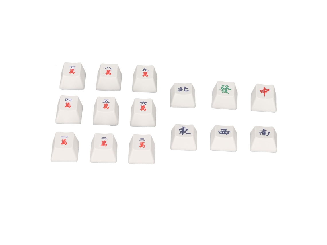 Lurelia Keycaps Peças Jogos Padrão Mahjong Altura Cereja Pbt Para Teclado Mecânico
