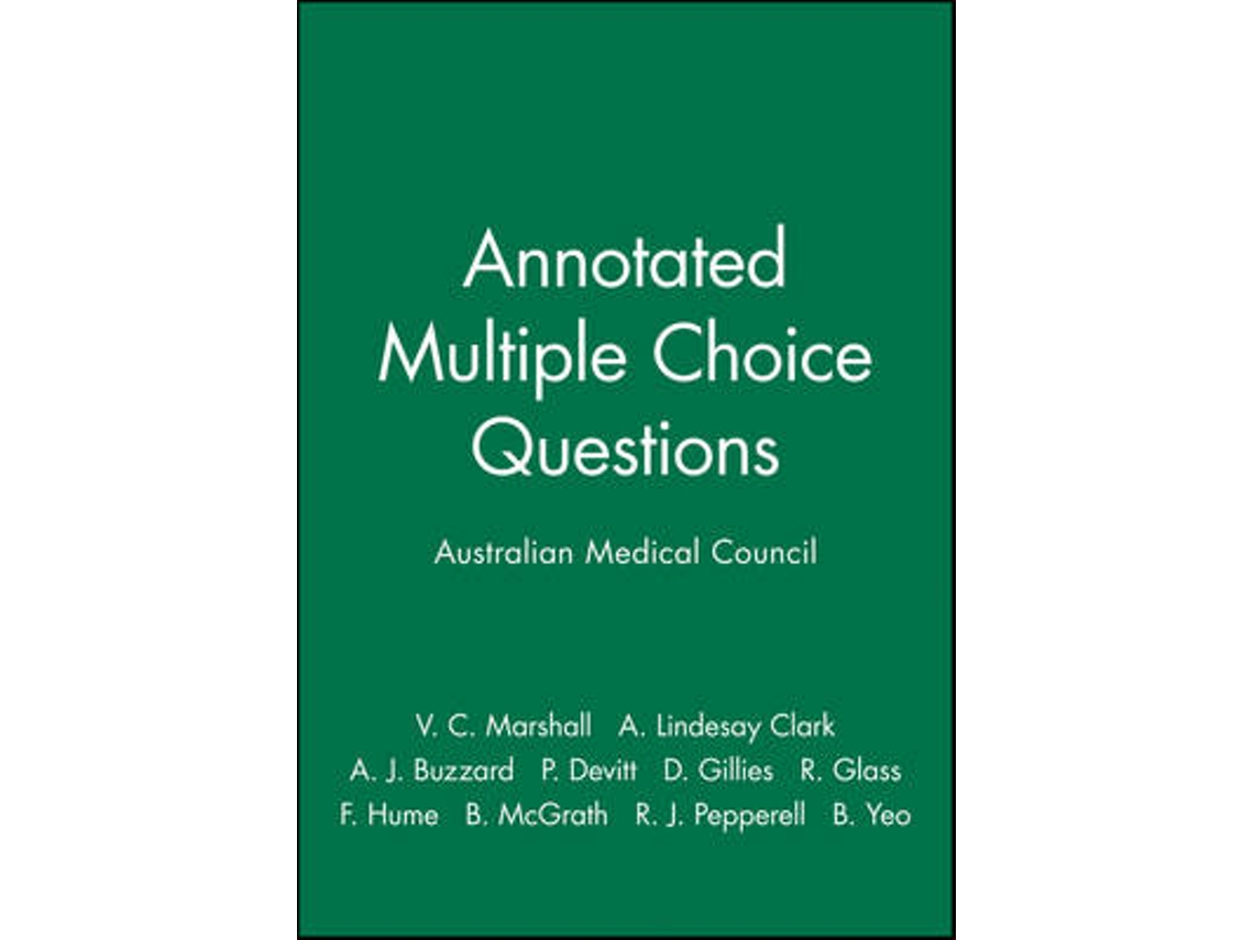 Livro Annotated Multiple Choice Questions de Vc Marshall (Inglês)