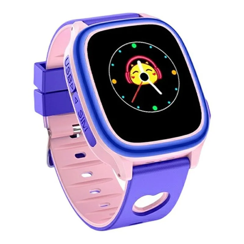 Relógio Inteligente Yuysan Io51 Para Crianças Ecrã Hd 1,44 Polegadas 2g Lbs Ip65 Rosa