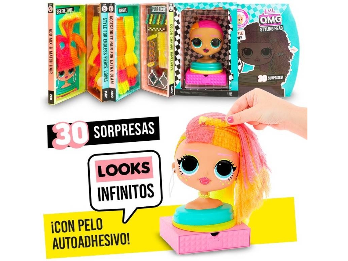 Giochi Preziosi L.O.L Surprise Omg Cabeza Neonilicious
