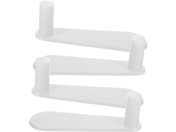 Conjunto De 4 Peças Acessórios Para Cortina Cama, Suporte Para Mosquiteiro E Capas Plásticas Uso No Quarto
