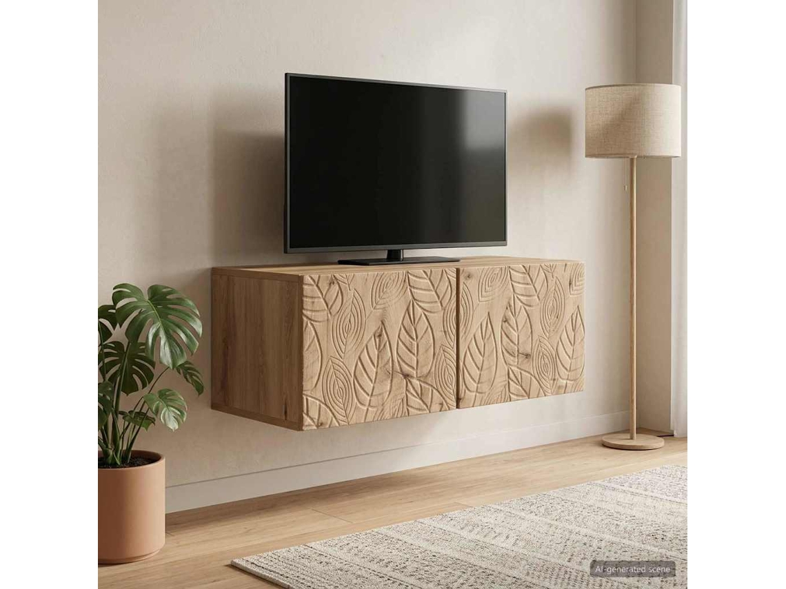 Vidaxl Gabinete De Tv De Parede 98 X 31 Cm Carvalho Arttisan