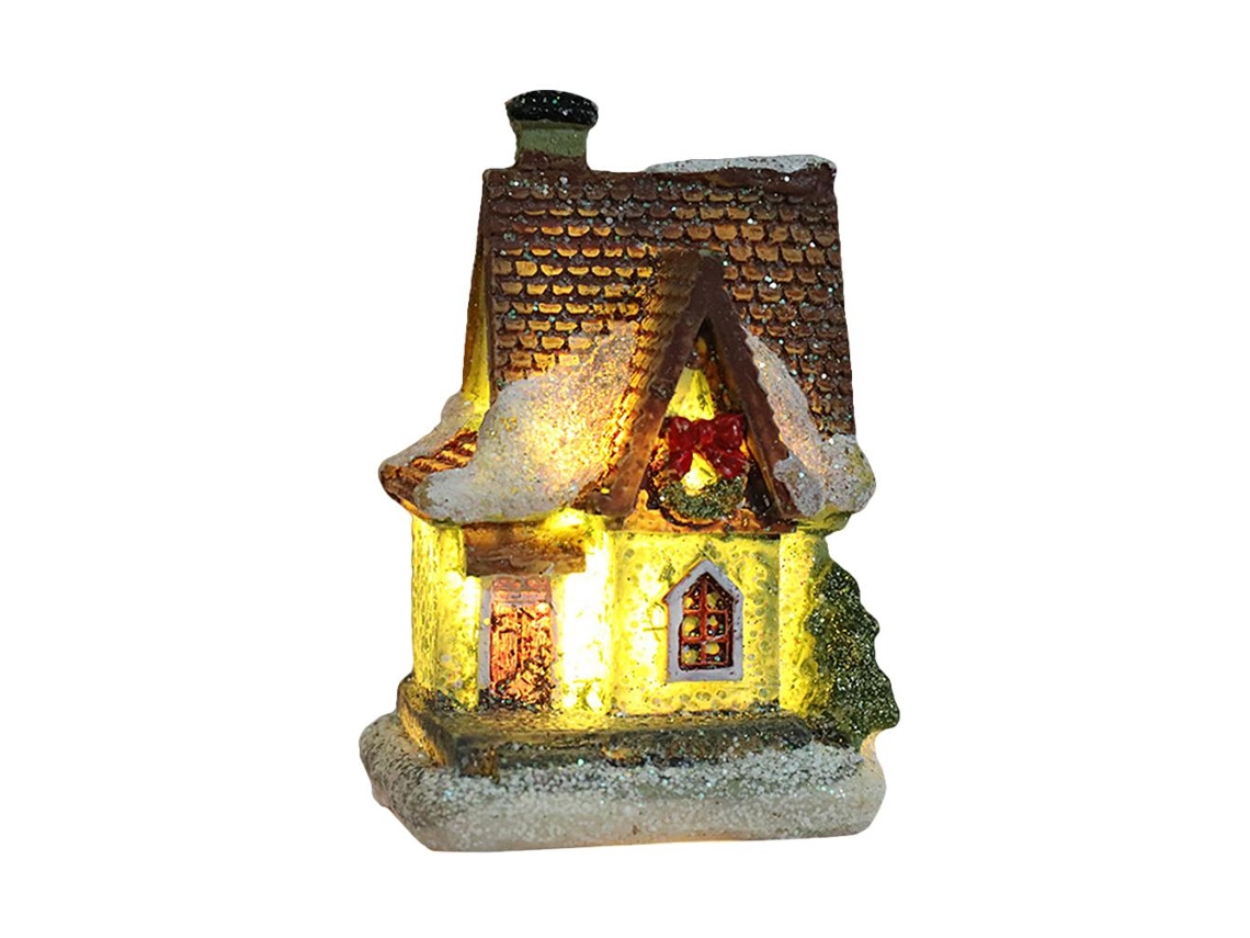 Luz de Natal Resina Led Decorativa Casa Presente Natal