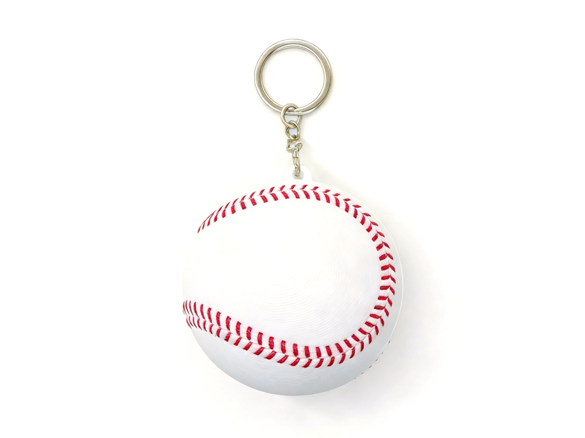 Ímã de Geladeira com Abridor Magnético Modelo Bola de Beisebol, Suvenir Esportivo Ideal para Amantes e Colecionadores, Ergonômico, Uso STELASPLEN