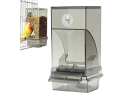 Alimentador de Pássaros, Recipiente Automático Transparente com Gancho, Recipiente para Alimentar Pássaros, Animais de CHABERLU
