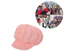 2026 gorro de Punto para Mujer com Visera Gorro Bérét Quente para Inverno Capuz de Ski Suave