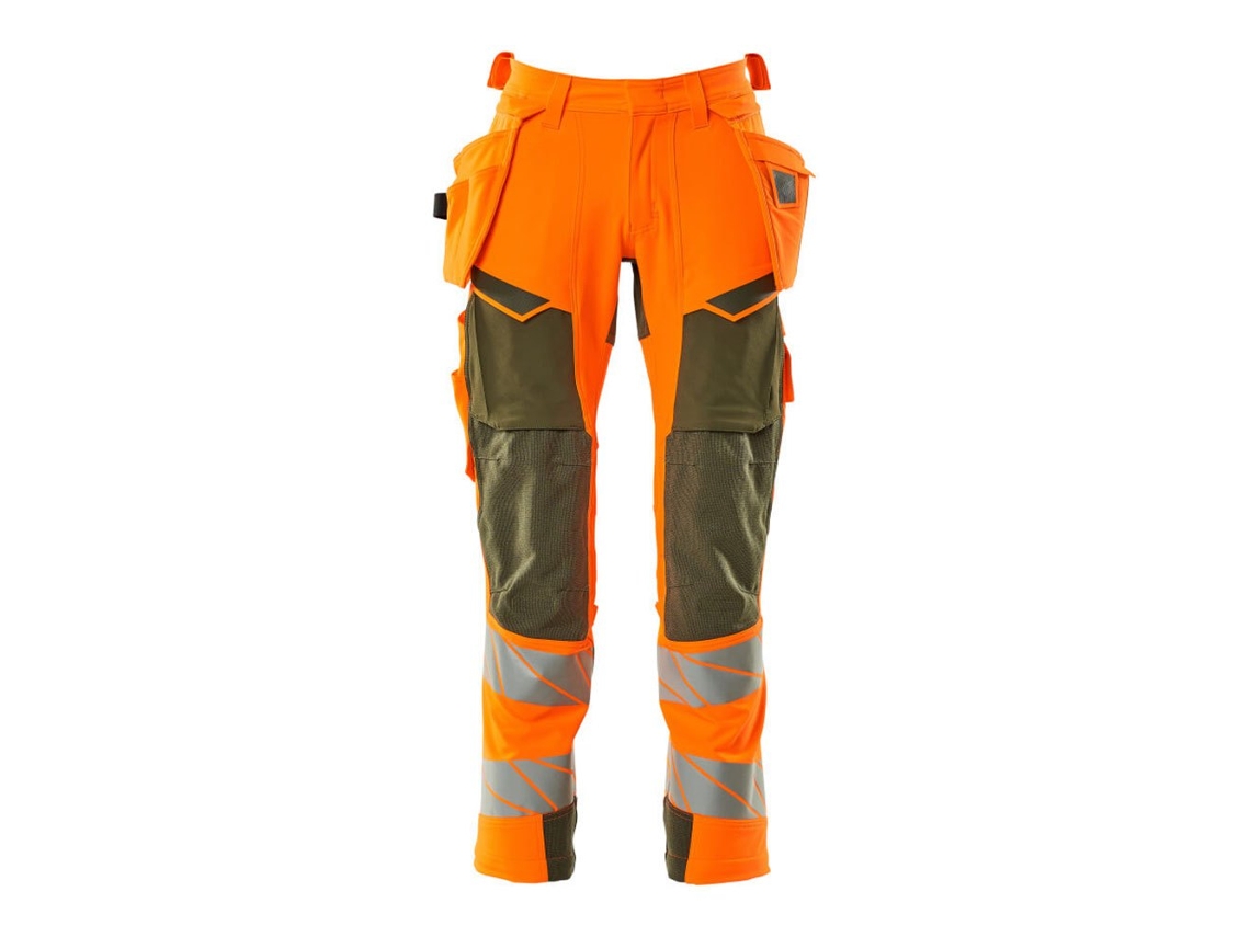 Calças Grandes Com Bolsos Pendurados Accelerate Safe 19031 Laranja 48 / 32 MASCOT