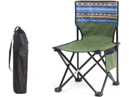 Cadeira Dobrável Alipis, em aço, portátil, leve, para camping