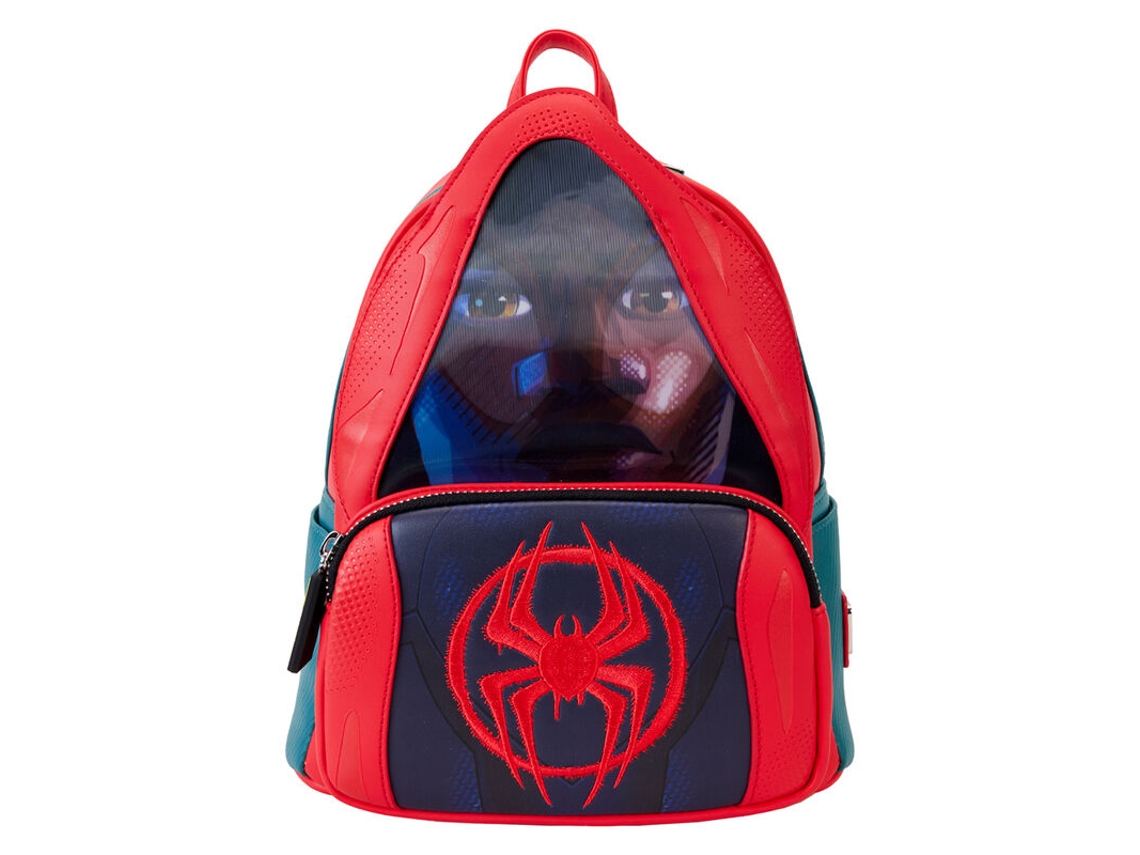Mochila Loungefly Marvel Spider-verse Miles Morales Hoodie 26cm