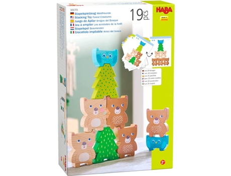 Jogo de Tabuleiro HABA Stacking Toy Forest Creatures (4 Anos)
