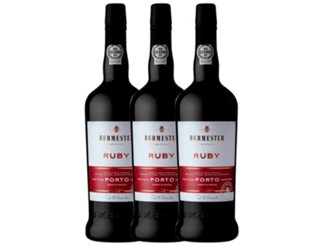 Vinho do Porto JW BURMESTER Jw Burmester Ruby Port Porto (0.75 L - 3 unidades)