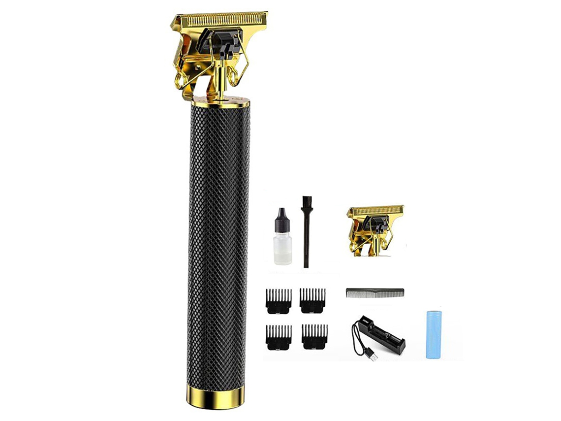 Cortador De Cabelo Elétrico Recarregável Usb, Kit De Tesouras E Trimmer Para Barbearias E Uso Pessoal
