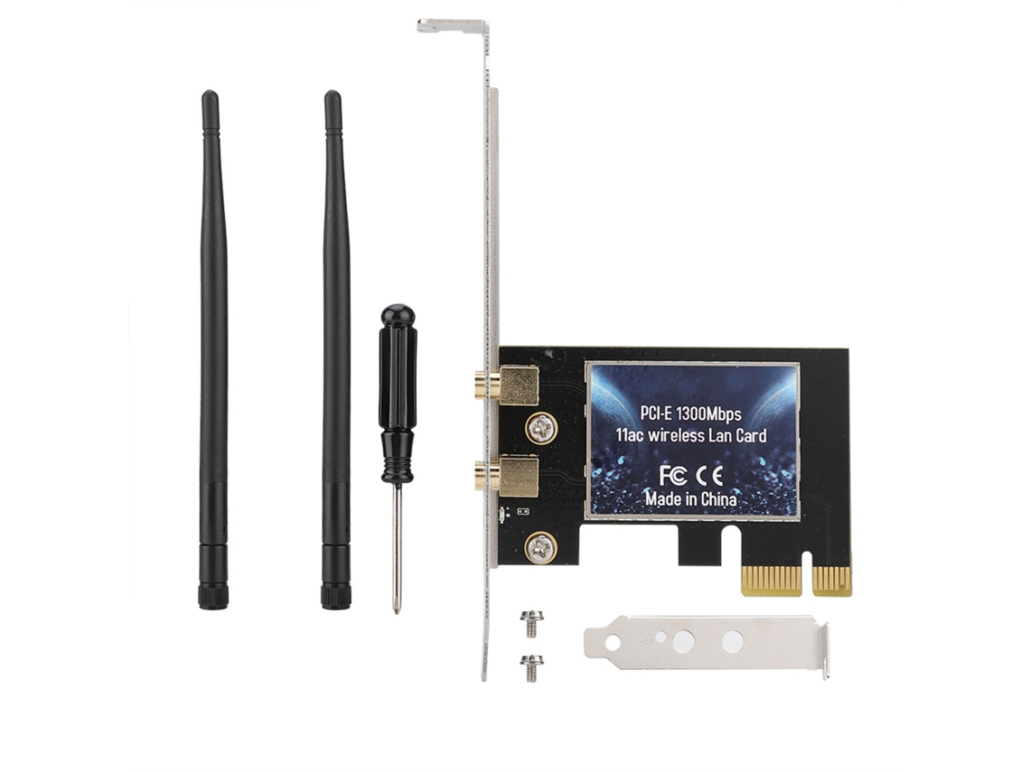 Placa De Rede Sem Fio Banda Dupla 1300m Para Desktop Pcie (edup Ep-9608gs)