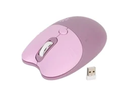 Ratón Inalámbrico com Design de Gato, Silencioso, 2.4g, 3 Dpi, Usb, para Portátil, Cor Chá com Leite | S/MARCA