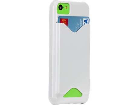 Capa iPhone 5c CASE-MATE Barely There ID Branco
