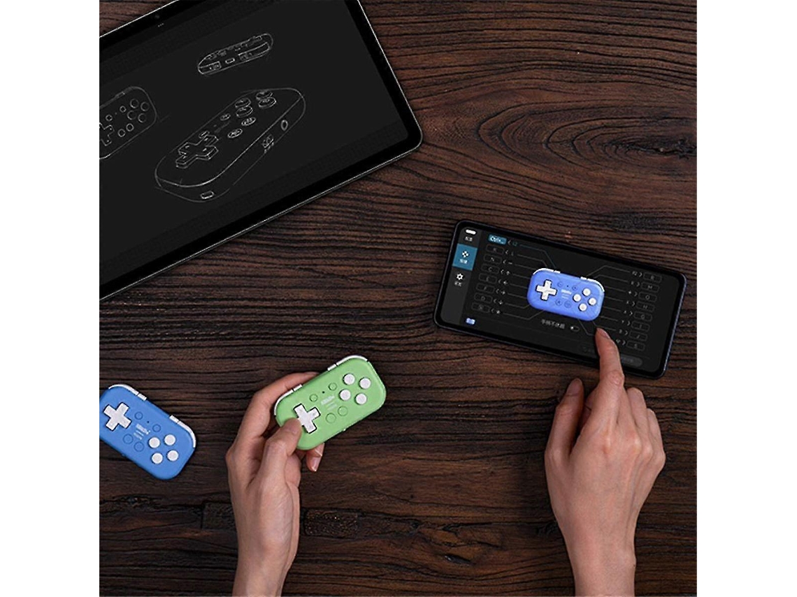Controlador Bluetooth Multifuncional Para Jogos Em Pc, Computador E Android, Azul. Hengjian