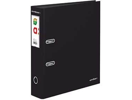 Pasta de Arquivo Lombada Larga Ideas, A4, Largura da Lombada 70 mm, Cartão, Preto