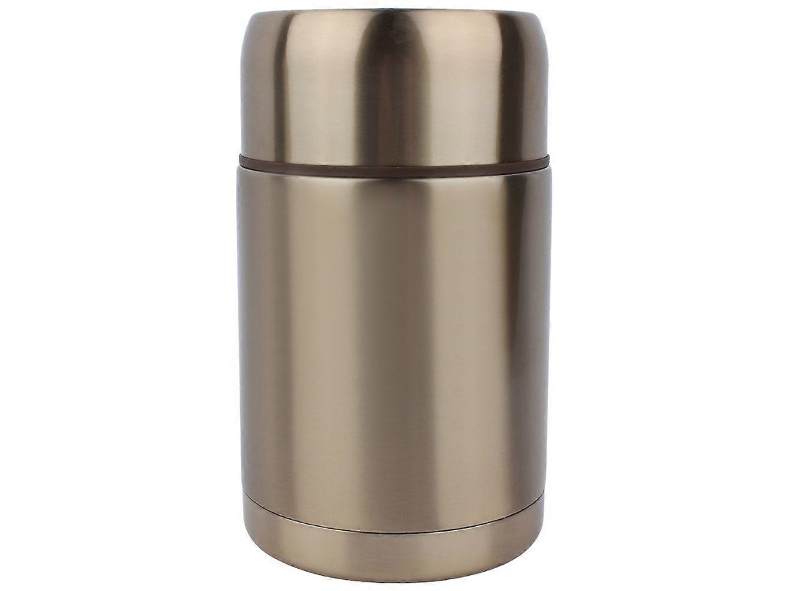 Garrafa De Água Portátil A Vácuo De 1 Litro Em Aço Inoxidável Com Capa Para Copo (dourada)