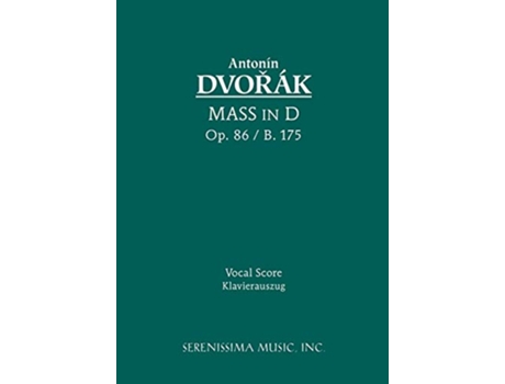 Livro Mass in D Op 86 Vocal score Italian Edition de Antonin Dvorak (Italiano)