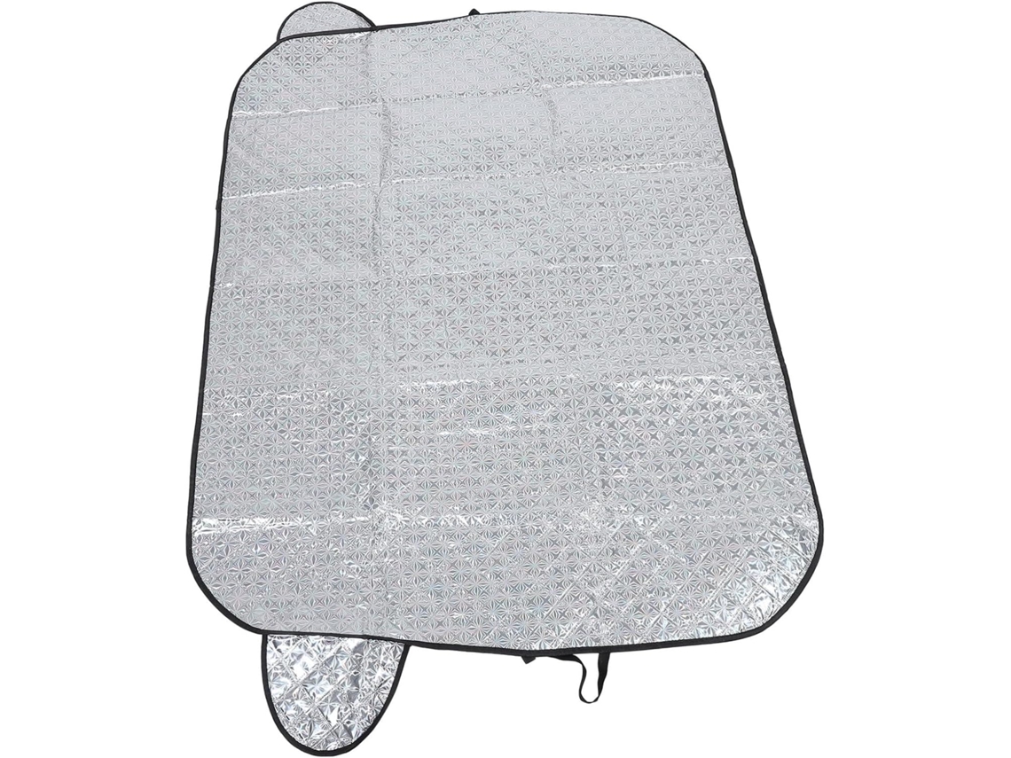 Protetor solar retrátil para carros, proteção contra vento e sol.