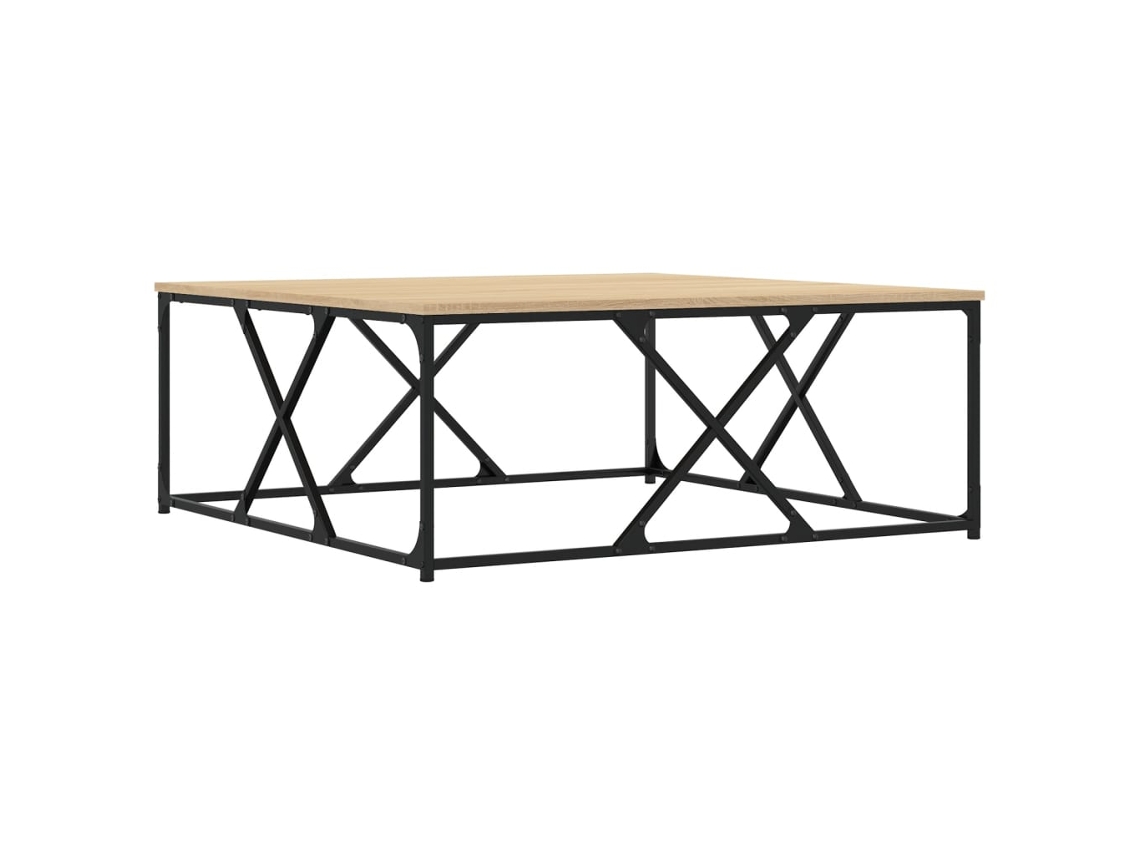 Mesa de Centro Derivados de Madeira Carvalho Sonoma MAISON EXCLUSIVE (100x100x40 cm)