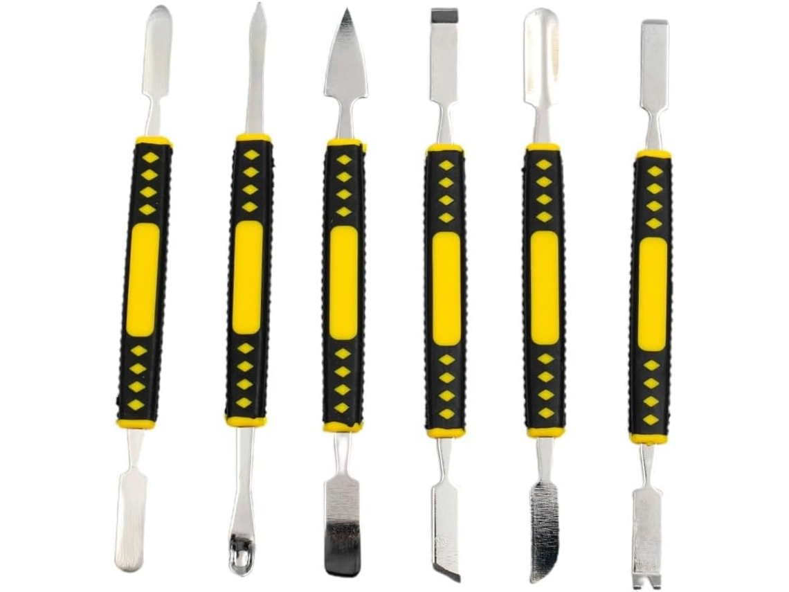 Conjunto De 6 Alavancas Metal Para Reparos Manuais, Ferramenta Manual, Ampla Gama