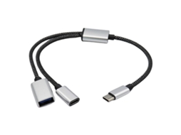 Lurelia Cabo De Extensão Usb Usb-c, 30cm, 480 Mbps, Transferência Dados, Ratos