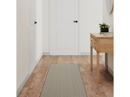 Vidaxl Tapete/passadeira 50x200 Cm Aspeto Sisal Platina