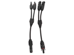 Conector solar Laxiscreed em Y, resistente a 1000 V E 30 A, para painéis solares.