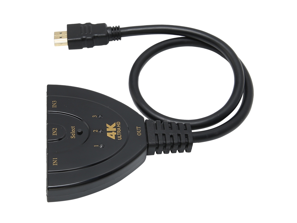 Conversor Hdmi 3 Entradas 1 Saída 4k LAXISCREED