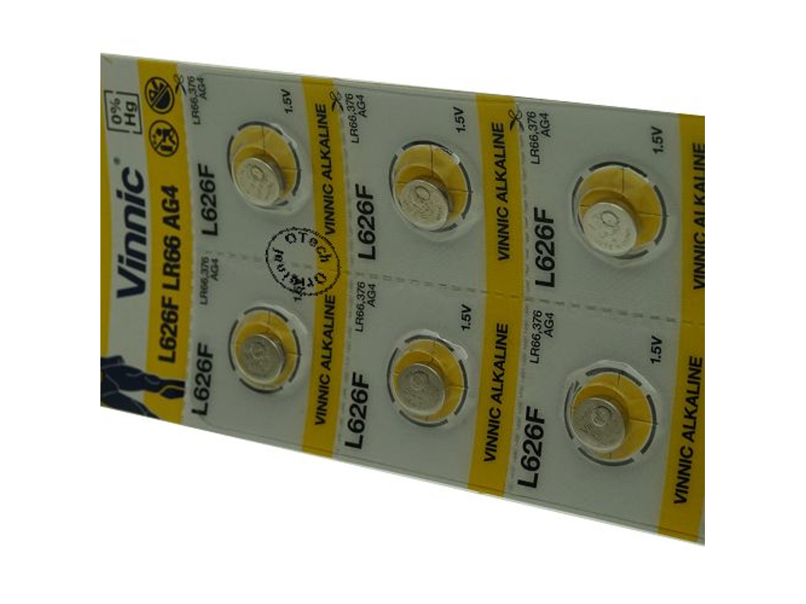 Conjunto de 10 Pilhas OTECH Vinnic para DIVERS AG4