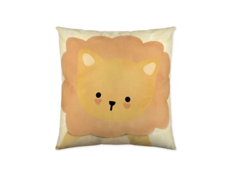 Almofada Decorativa COOL KIDS African (Amarelo - Algodão - 50 x 50 cm)